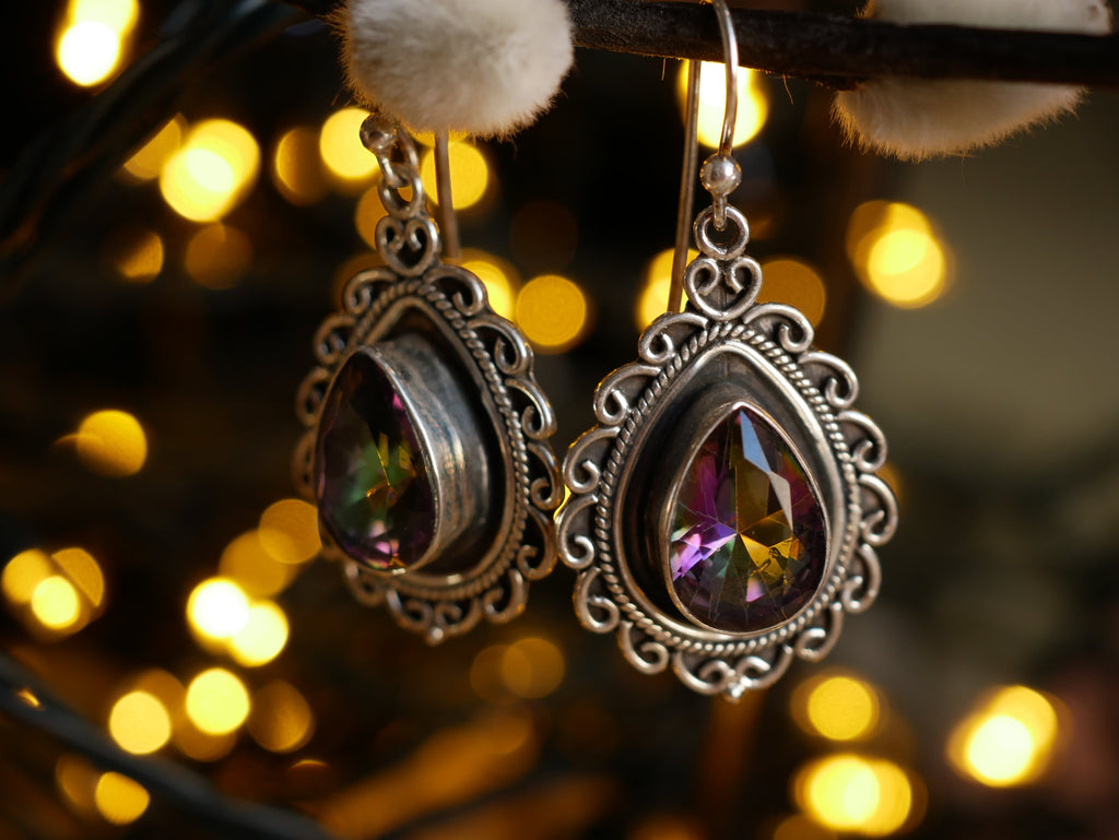 Mystic Topaz Yadira Earrings - Jewels & Gems