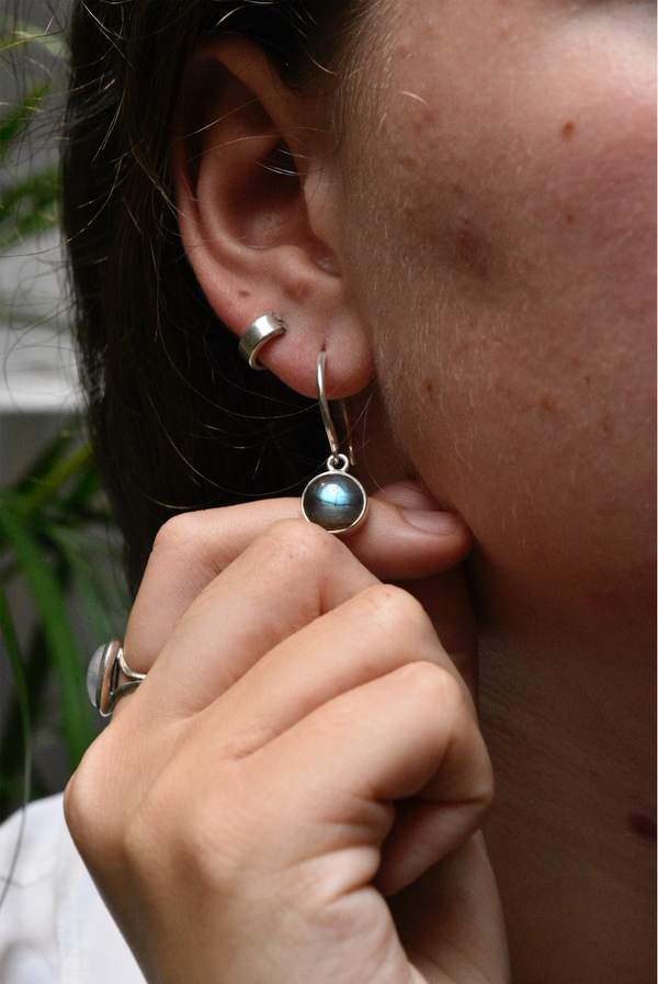 Labradorite Signe Earrings - Jewels & Gems