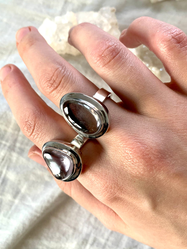 Kunzite Ansley Rings - Medium Drop - Jewels & Gems