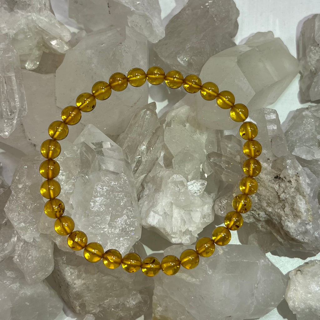 Amber Pearly Bracelet