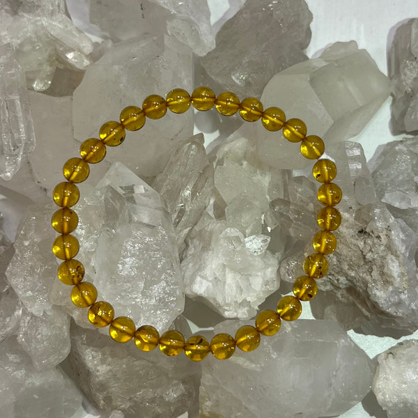 Amber Pearly Bracelet