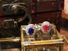 Zirconia and Semi-precious Sapphire and Semi-precious Ruby Isolda Ring - Jewels & Gems