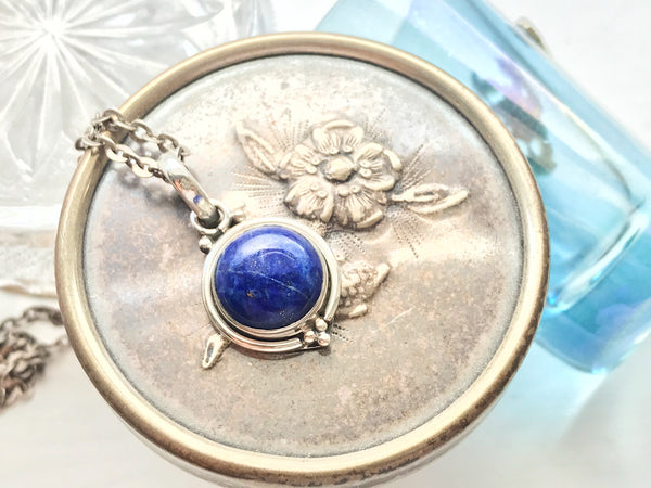 Lapis Lazuli Ari Dot Pendant - Jewels & Gems