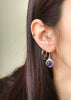 Amethyst Ari Dot Earrings - Jewels & Gems