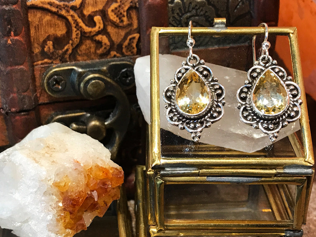 Citrine Nissa Earrings - Jewels & Gems