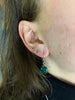 Semi-precious Emerald Ari Earrings - Jewels & Gems