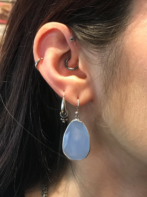Blue Chalcedony Adora Earrings - Jewels & Gems