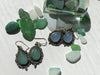 Green / Blue Chalcedony Nissa Earrings - Jewels & Gems