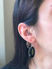 Onyx Adora Earrings Oval/ Tear Drop - Jewels & Gems