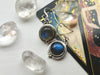 Labradorite Ari Dot Earrings - Jewels & Gems
