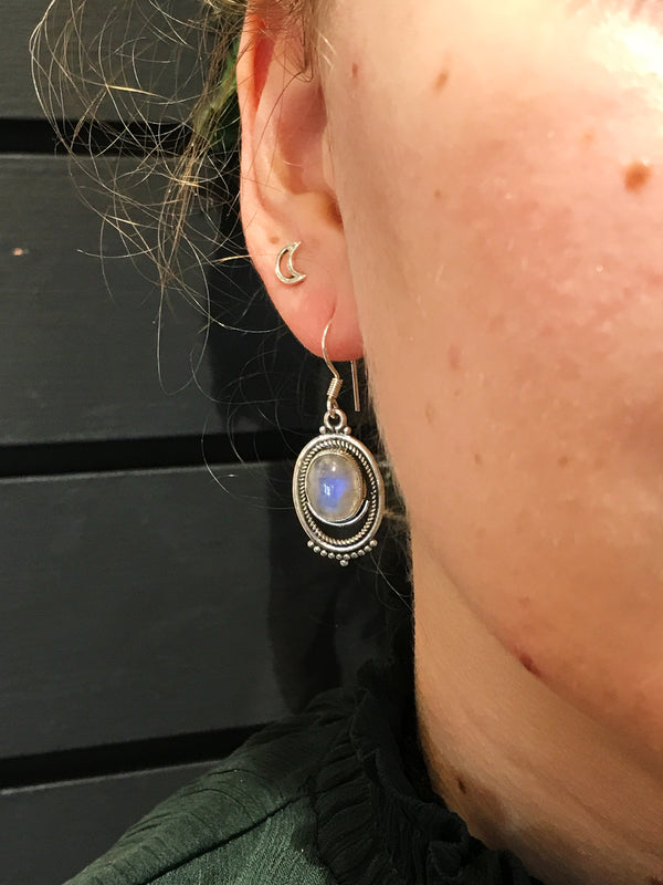 Moonstone Odessa Earrings - Jewels & Gems