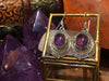 Amethyst Odessa Earrings - Jewels & Gems