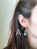 Chalcedony Earrings Double Stone - Jewels & Gems
