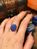 Lapis Lazuli Akoni Ring - Flat Oval - Jewels & Gems
