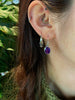 Amethyst Faceted Ari Earrings - Jewels & Gems