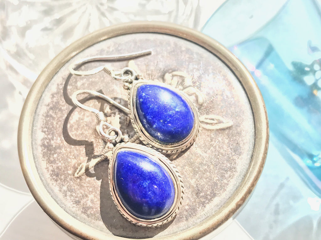 Lapis Lazuli Cassia Earrings - Jewels & Gems