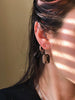 Smoky Quartz Adora Earrings Rectangular Medium and Large - Jewels & Gems