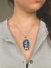 Dendritic Agate Brea Pendant - Long Oval - Jewels & Gems