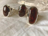 Mexican Fire Agate Cicero Rings (US 8 & 9) - Jewels & Gems