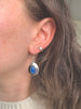 Blue Chalcedony Medea Earrings - Teardrop - Jewels & Gems