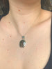 Olive Green Tourmaline Naevia Pendant - Freeform - Jewels & Gems