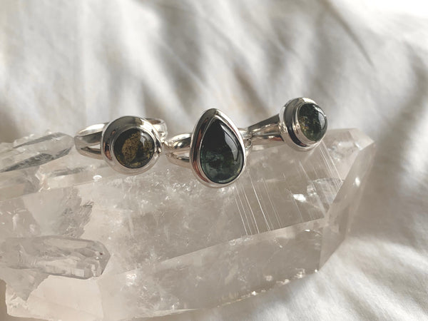 Green Tourmaline Ansley Rings - Mixed Small - Jewels & Gems