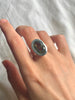 Green Amethyst Sabina Ring - Long Oval - Jewels & Gems