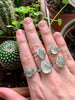 Prehnite Mixed Rings (One of a kind) - Jewels & Gems