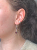 Garnet Ari Earrings - Double Drop - Jewels & Gems