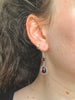 Garnet Luleia Earrings - Double Drop - Jewels & Gems