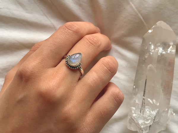 Moonstone Galina Ring - Jewels & Gems