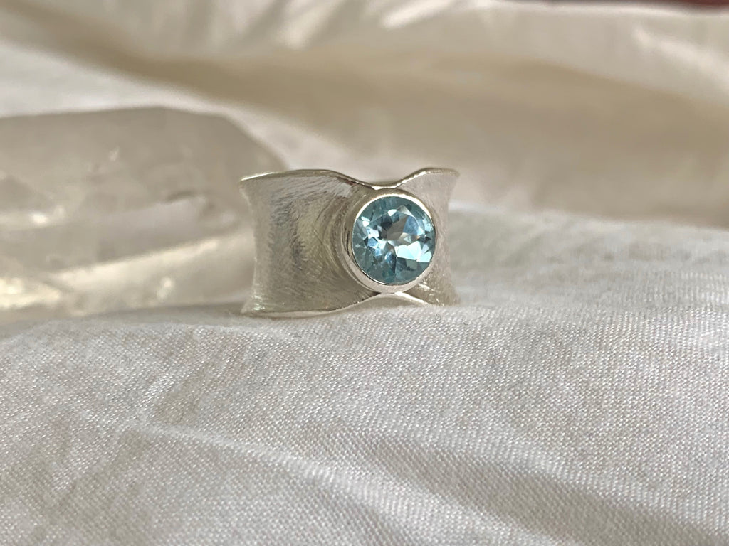 Blue Topaz Asco Ring - Jewels & Gems