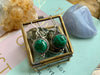Malachite Cassia Dot Earrings - Jewels & Gems