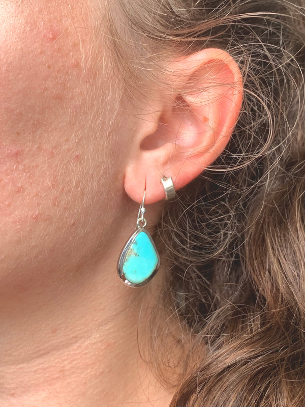 Arizona Turquoise Naevia Earrings - Freeform - Jewels & Gems