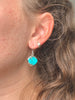 Arizona Turquoise Naevia Earrings - Lozenge - Jewels & Gems
