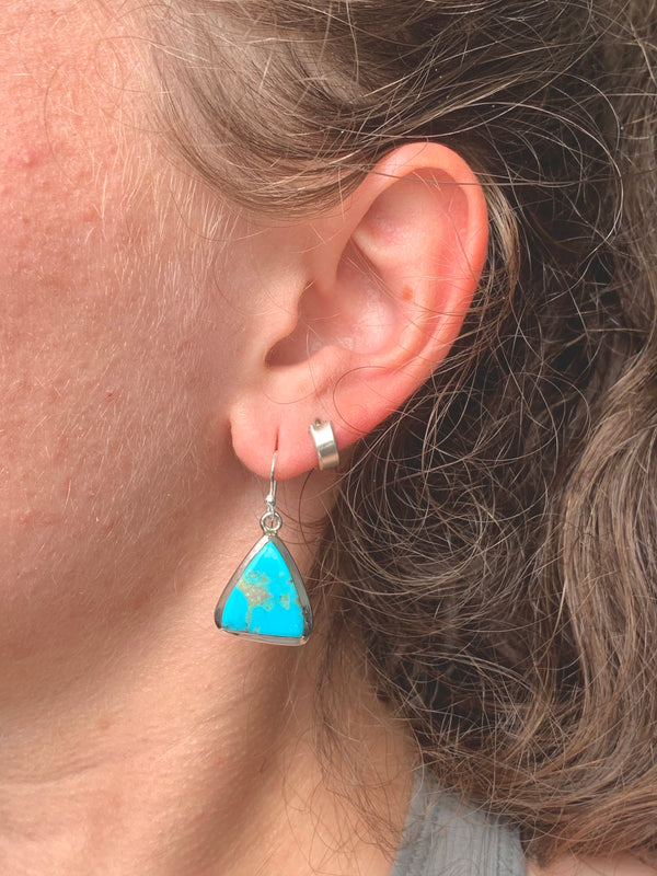 Arizona Turquoise Naevia Earrings - Triangle - Jewels & Gems