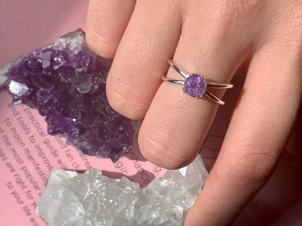Amethyst Laila Ring - Jewels & Gems