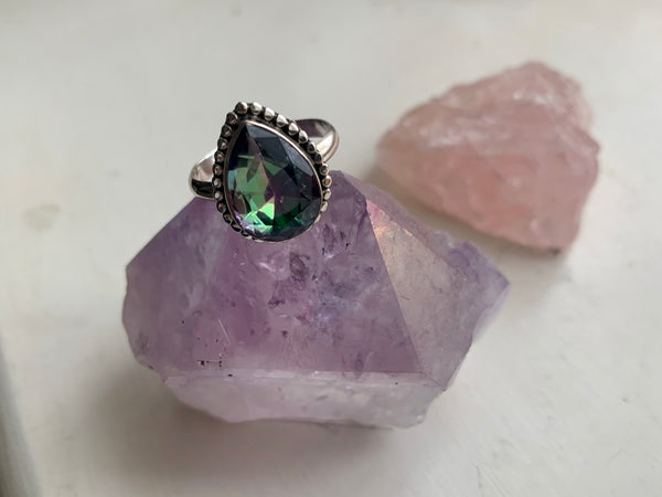 Mystic Topaz Gala Ring - Medium Drop - Jewels & Gems