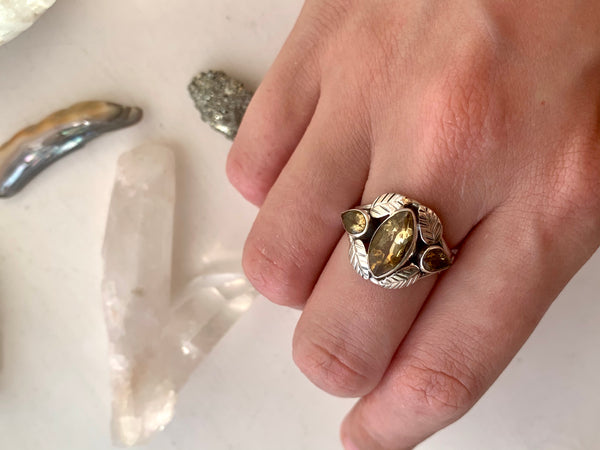 Citrine Foliana Ring - Jewels & Gems