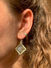 Pale Yellow Quartz Adora Earrings - Diamond Shape - Jewels & Gems