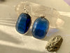 Royal Blue Quartz Adora Earrings - Large Rectangle - Jewels & Gems