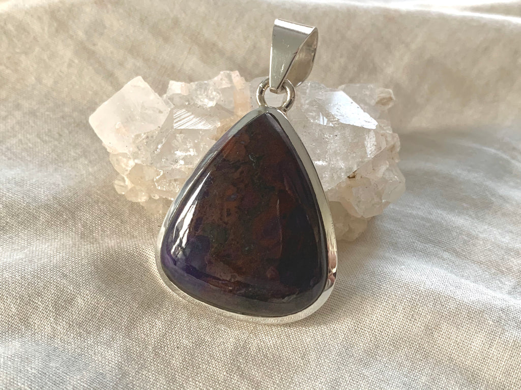 Sugilite Naevia Pendant - Chunky Teardrop - Jewels & Gems