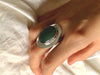 Green Aventurine Medea Ring - Large Oval - Jewels & Gems