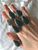 Green Aventurine Brea Rings - Teardrop - Jewels & Gems