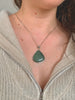 Green Aventurine Brea Pendant - Large Chunky Drop - Jewels & Gems