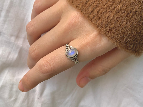 Moonstone Melita Ring - Jewels & Gems