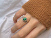Malachite Melita Ring - Jewels & Gems