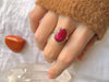Semi-precious Ruby Tamis Ring - Jewels & Gems