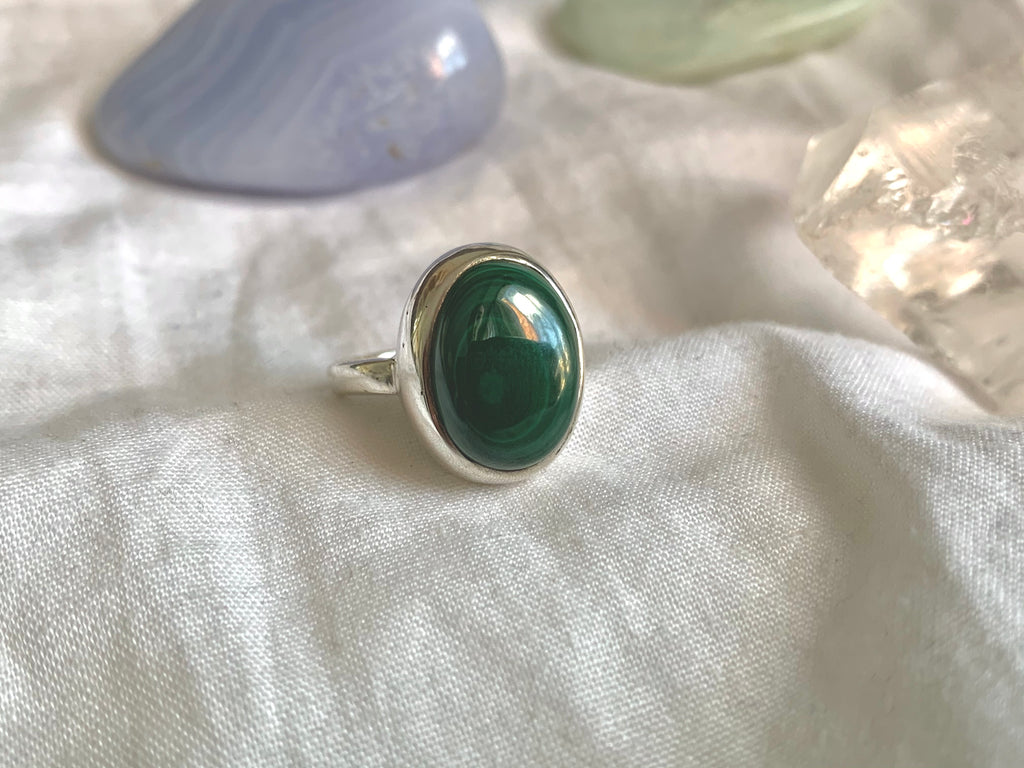 Malachite Tamis Ring - Jewels & Gems
