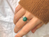 Semi-precious Emerald Efimia Ring - Round - Jewels & Gems